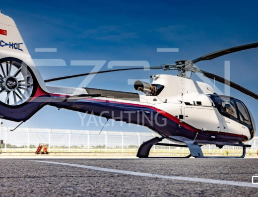 Luxury helicopter tour over Bodrum coastline by Özgün Yachting