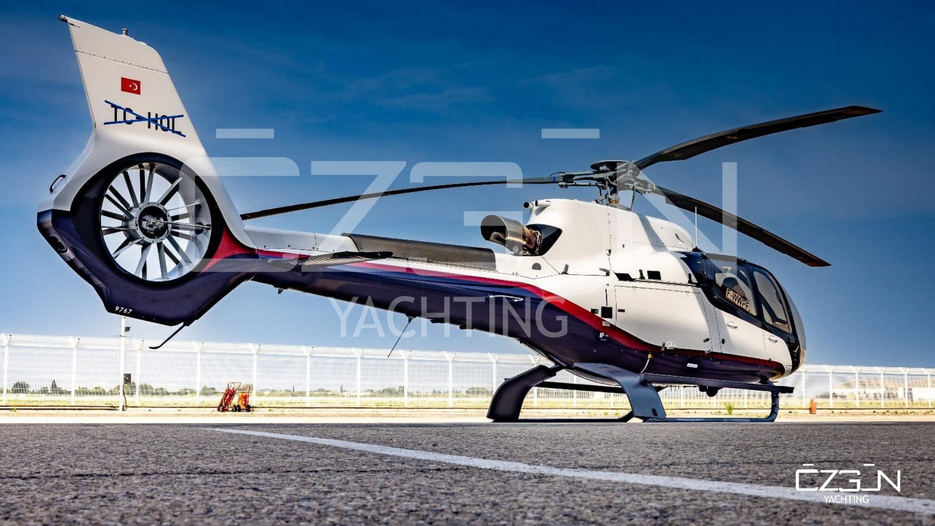 Luxury helicopter tour over Bodrum coastline by Özgün Yachting