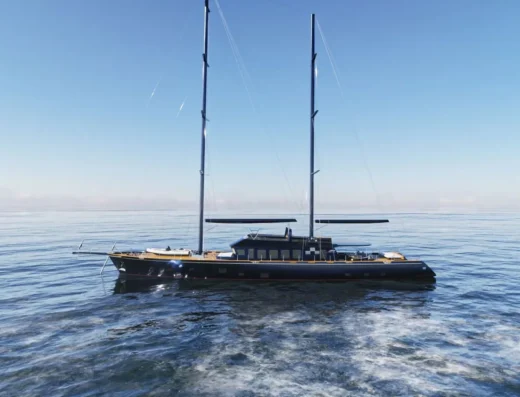 Gulet Oğuz Khan cruising the turquoise waters of Turkey, perfect for private charters and blue cruises.