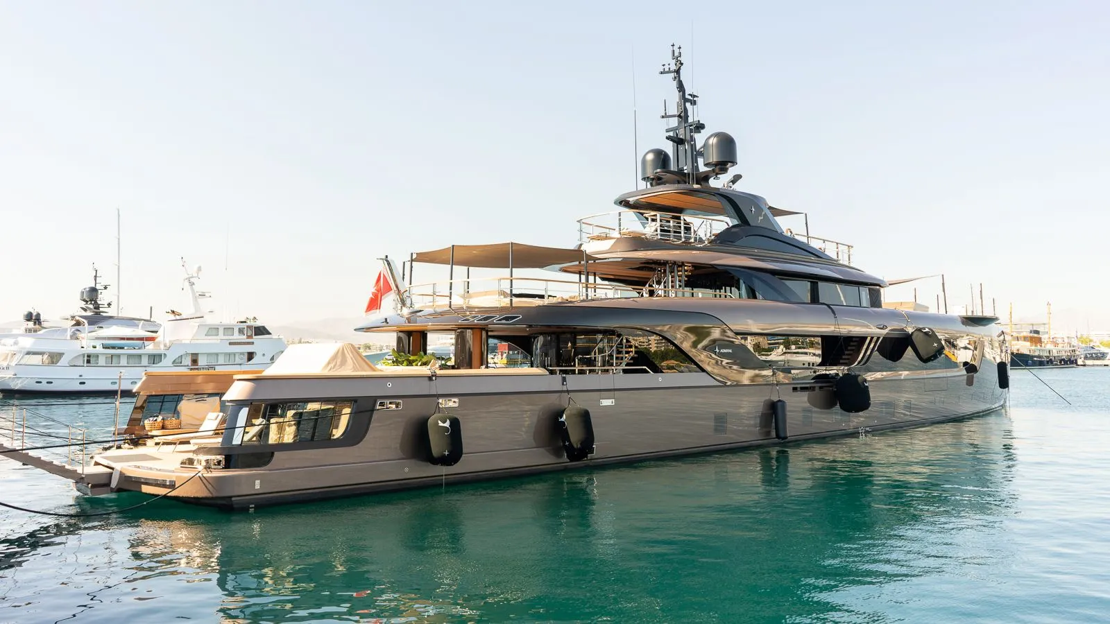 RAJA mega yacht charter with Özgün Yachting along the Turkish Riviera