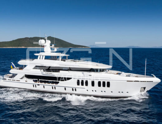 Luxury FORTUNA mega yacht in Greece with Özgün Yachting - Greece yacht charter